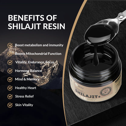 ROLI&ROLA Gold Grade 500mg Pure Himalayan Organic Shilajit Resin.50ml