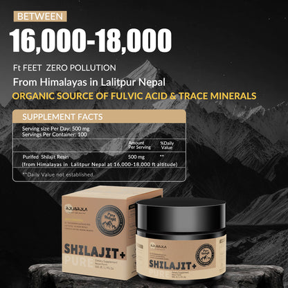 ROLI&ROLA Gold Grade 500mg Pure Himalayan Organic Shilajit Resin.50ml